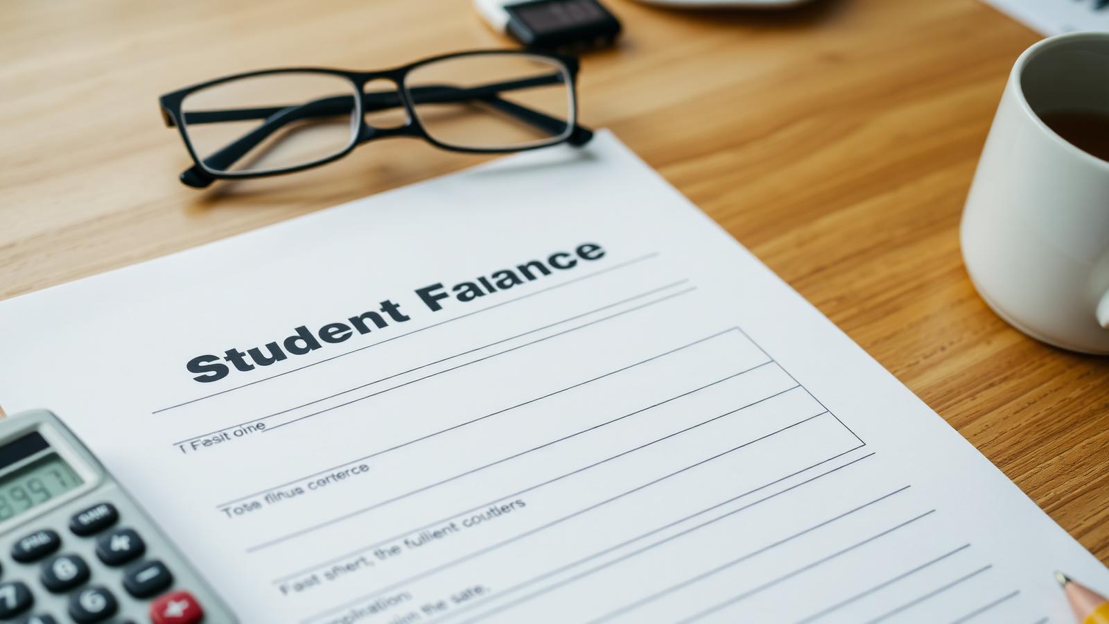 Student finance application